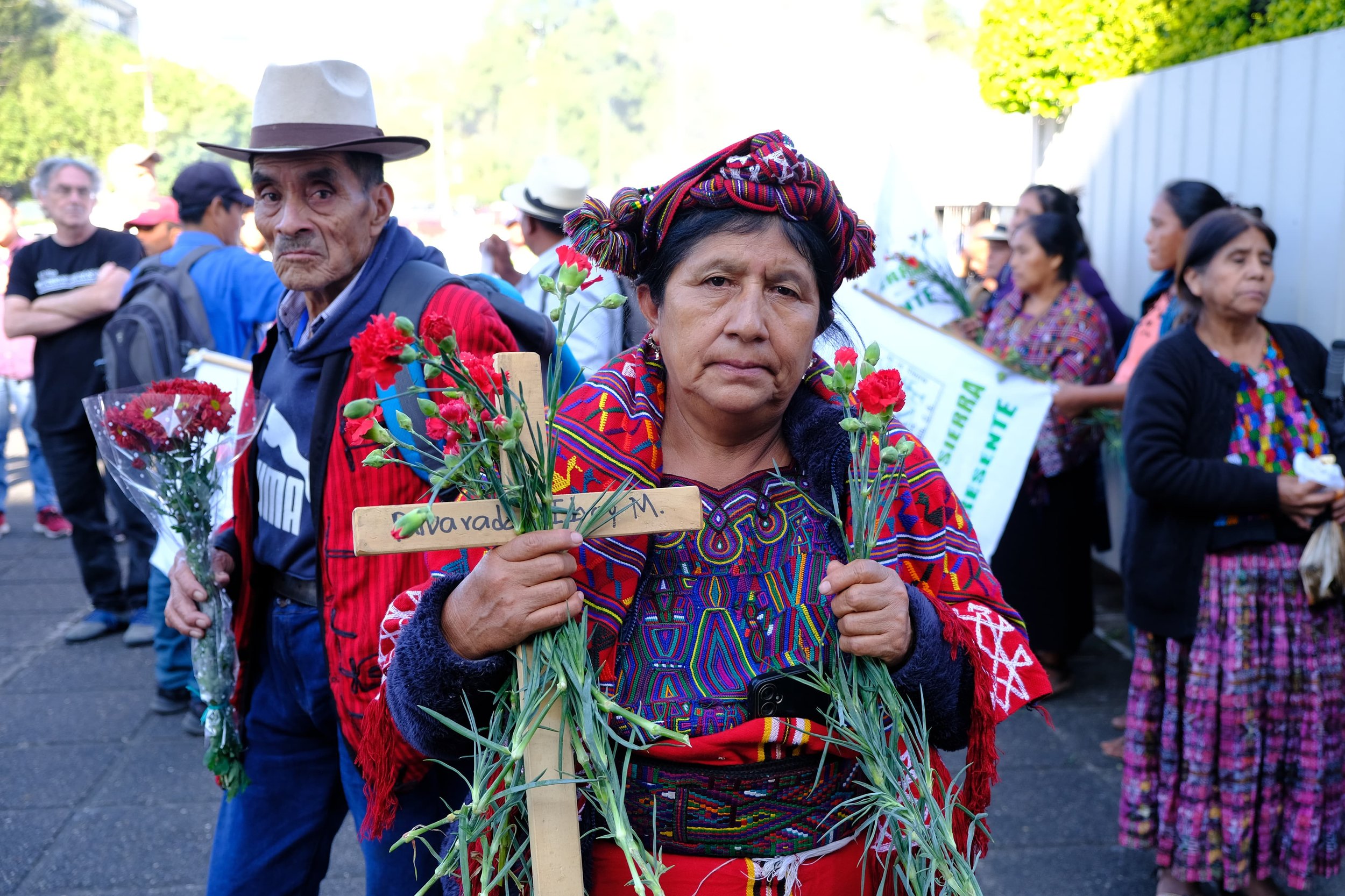  Mujeres participaron en las actividades conmemorativas del Día Nacional de la Dignidad de las Víctimas del Conflicto Armado Interno, en la ciudad capital. Foto: Eddy Zeta. 